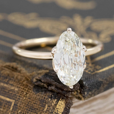 1.73ct Oval Cut Diamond Solitaire, GIA M VS1