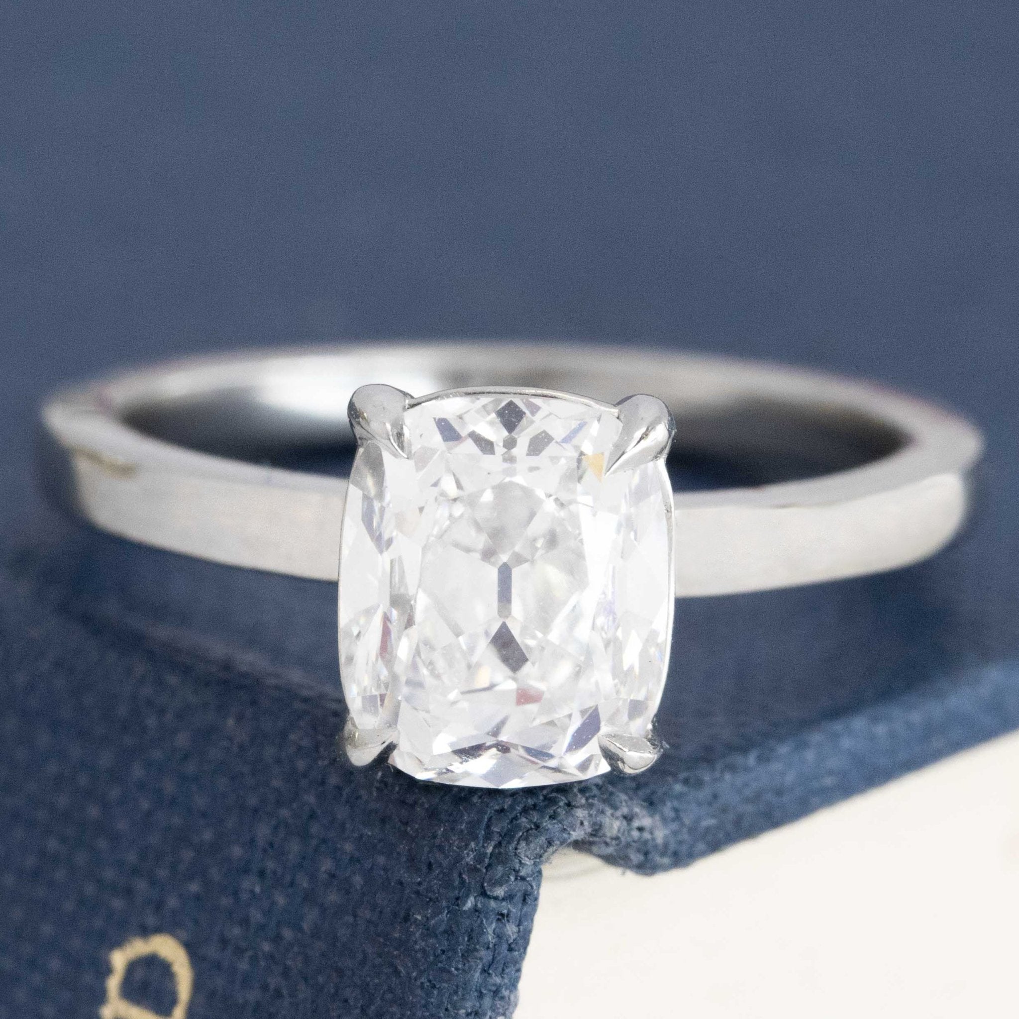 1.75ct Old Mine Cut Diamond Solitaire, GIA F VS1