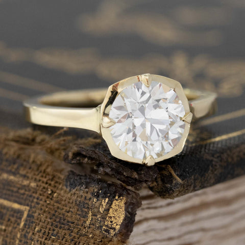 1.75ct Transitional Cut Diamond Solitaire