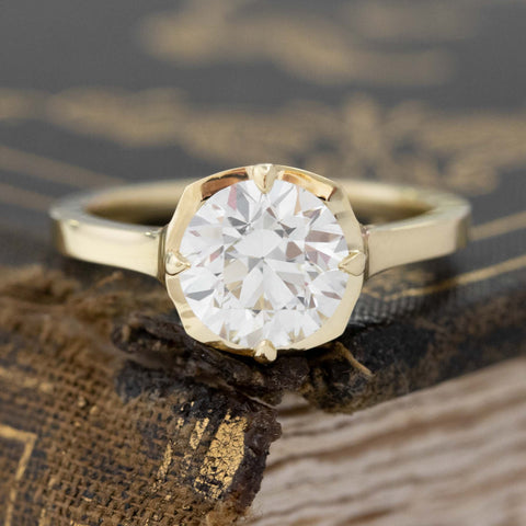 1.75ct Transitional Cut Diamond Solitaire