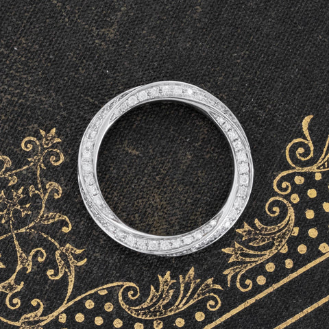 1.75ctw Diamond Spiral Eternity Band by Graff