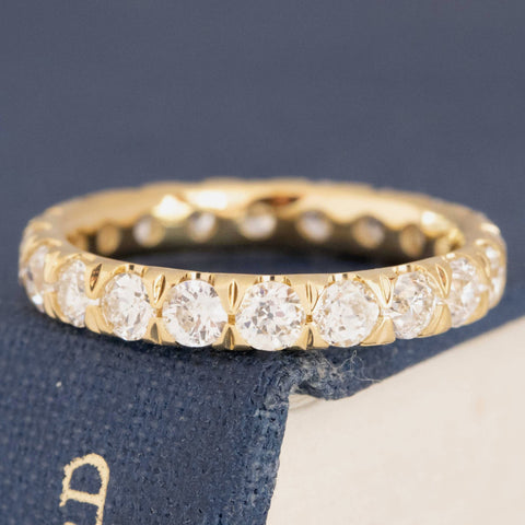 1.75ctw Old European Cut Diamond Eternity Band