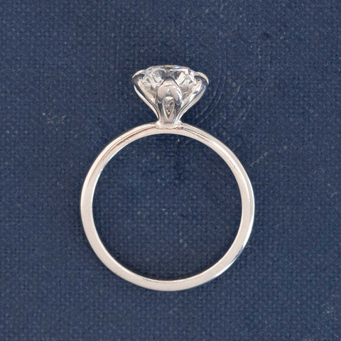 1.76ct Round Brilliant Cut Diamond Solitaire, GIA E SI1