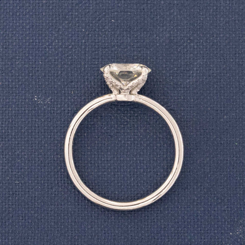 1.77ct Old European Cut Diamond Solitaire GIA J VS2