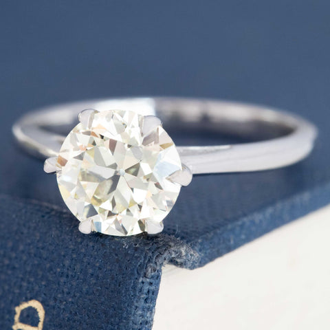 1.77ct Old European Cut Diamond Solitaire, GIA S-T VVS2