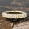 1.77ctw Asscher Cut Diamond Half-Hoop Band