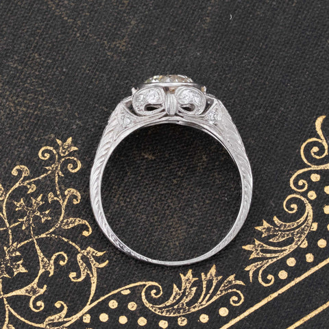 1.79ctw Edwardian Old European Cut Diamond Solitaire