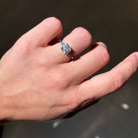 1.80ct Old Mine Cut Diamond Ring, GIA I