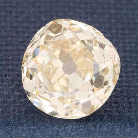 1.81ct Light Yellow Old Mine Cut Diamond GIA