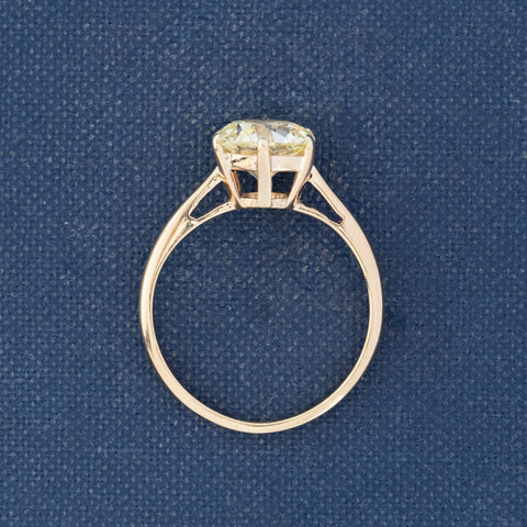 1.83ct Vintage Old European Cut Diamond Solitaire, GIA