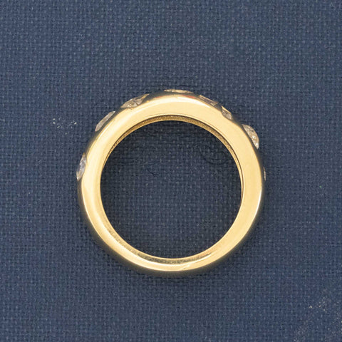 1.83ctw Vintage Mixed Cut Diamond Scatter Band