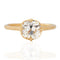 1.85ct old mine cut diamond solitaire ring in 18kt yellow gold, GIA