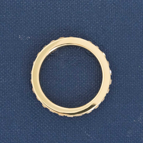 1.85ctw Old Mine Cut Diamond Channel Eternity Band