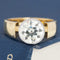 Vintage diamond bezel ring showing old European cut facets