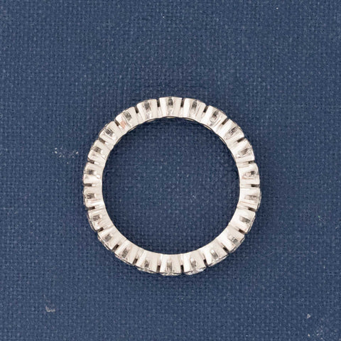 1.90ctw Vintage Round Brilliant Cut Diamond Eternity Band