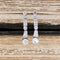1.93ctw Vintage Old European Cut Diamond Drop Earrings