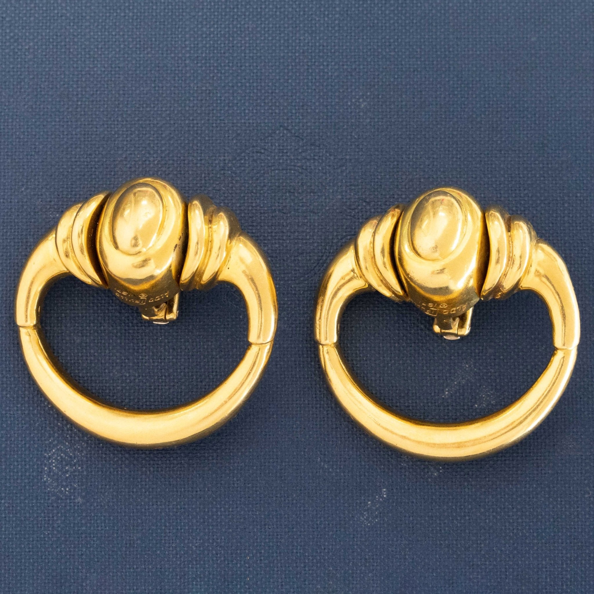 1971 Door Knocker Earrings, by Aldo Cipullo for Cartier