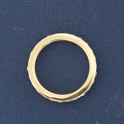 1.97ctw Old Mine Cut Diamond Eternity Band