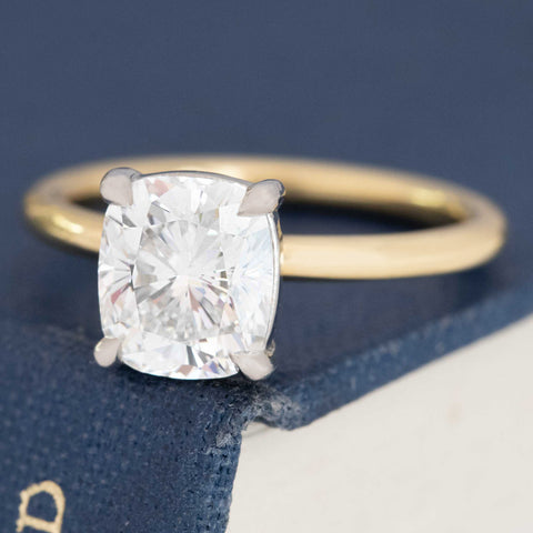 2.01ct Elongated Cushion Cut Diamond Solitaire, GIA G VVS2