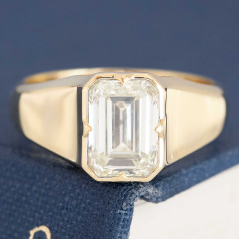 2.00ct Emerald Cut Diamond Solitaire