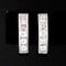 2.00ctw Carre Cut Diamond Bar Drop Earrings