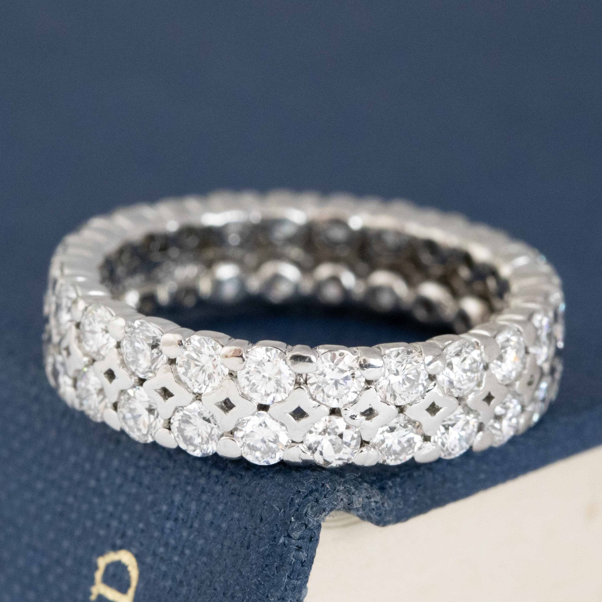 2.00ctw Double Row Diamond Eternity Band by Ritani