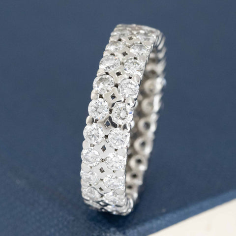 2.00ctw Double Row Diamond Eternity Band by Ritani