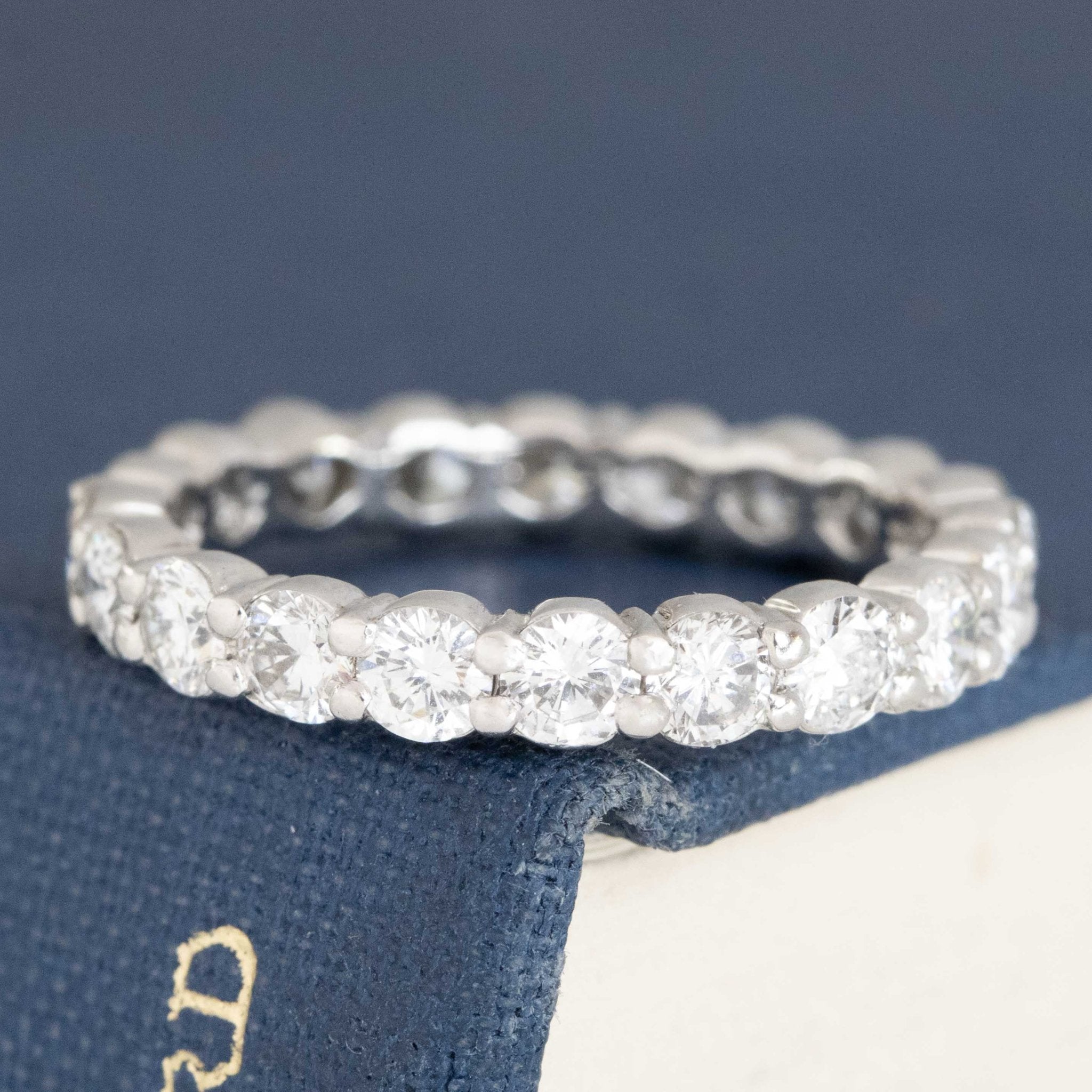 2.00ctw Round Brilliant Cut Diamond Eternity Band French