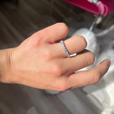 2.00ctw Round Brilliant Cut Diamond Eternity Band French