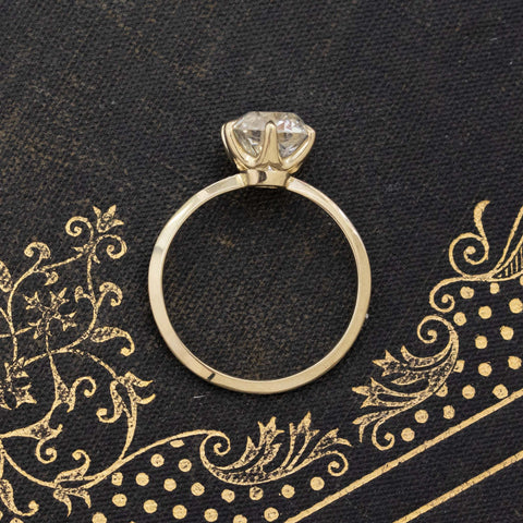 2.01ct Old Mine Cut Diamond Solitaire, GIA L SI2
