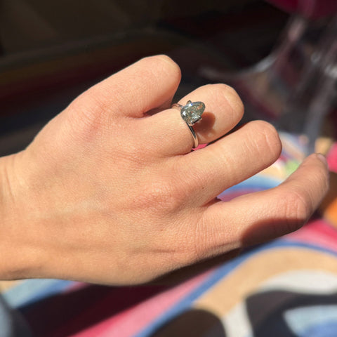 2.01ct Pear Cut Diamond, GIA FDYGG VS2