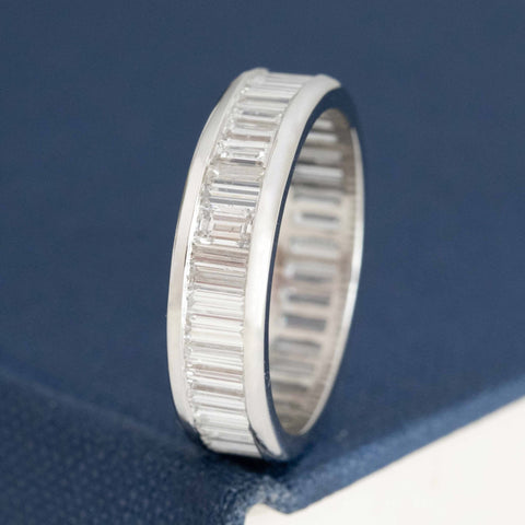 2.01ctw Baguette Cut Diamond Eternity Band