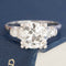 2.02 ct old European-cut diamond ring platinum