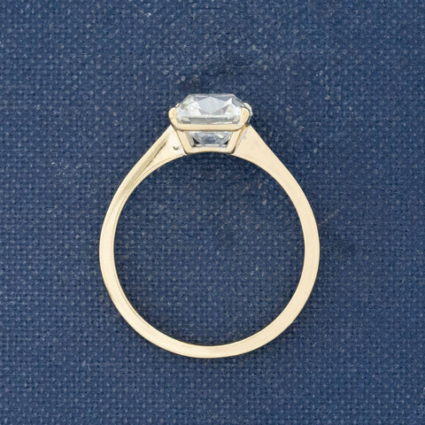2.03ct Cushion Cut Diamond Solitaire, GIA
