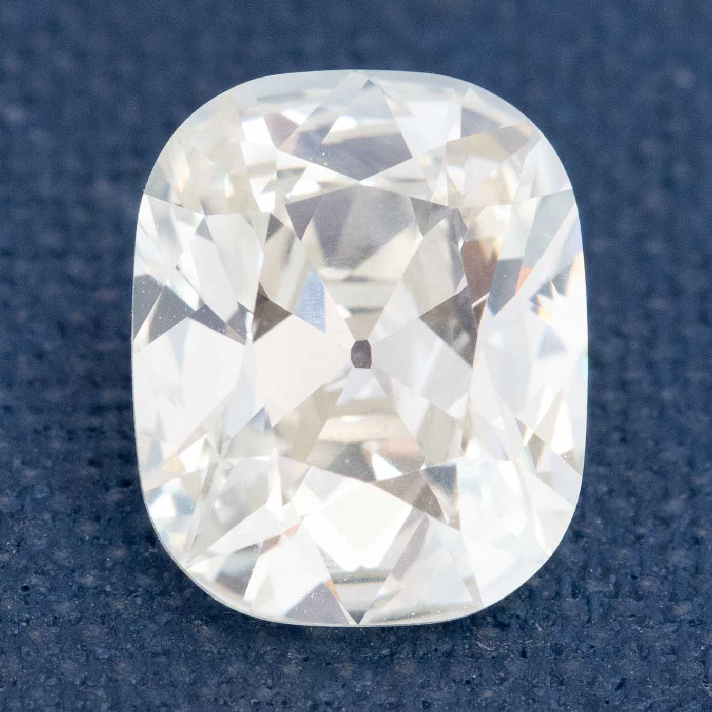 2.03ct Elongated Old Mine Cut Diamond, GIA L VVS2