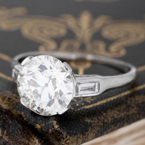2.03ct Old European Cut Diamond Solitaire, GIA K SI1