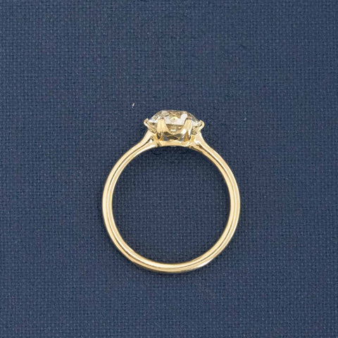 2.03ct Old European Cut Diamond Solitaire, GIA