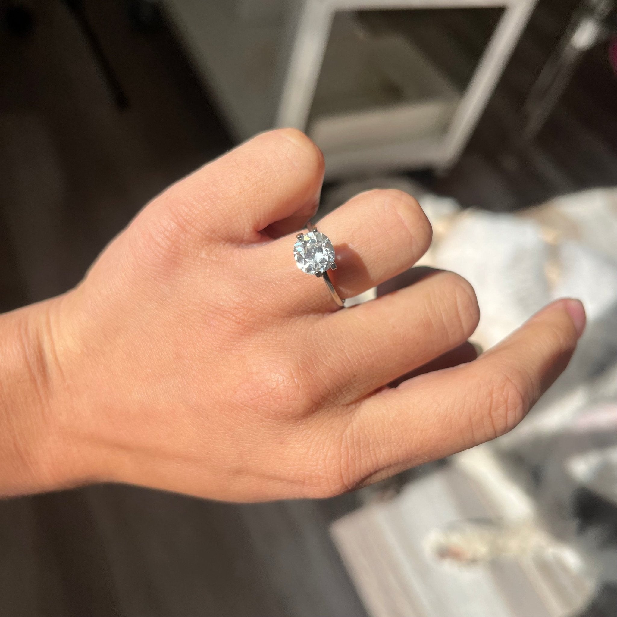 2.03ct Old Mine Cut Diamond