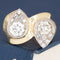 2.03ctw Vintage Old European Cut Diamond Cluster Ring