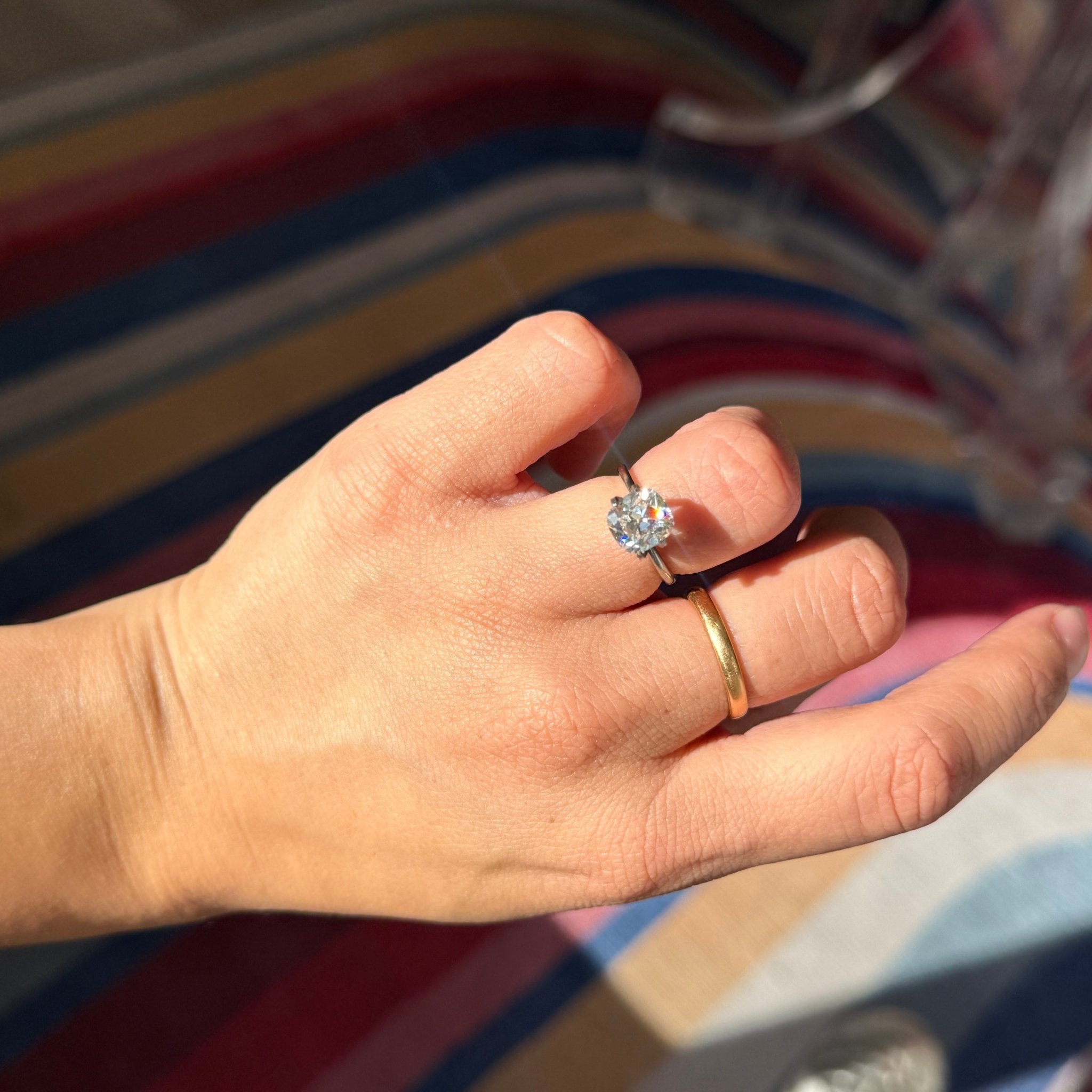 2.04ct Old Mine Cut Diamond, GIA J VVS2