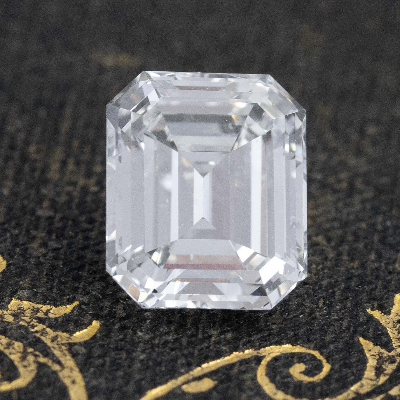 2.04ct Vintage Emerald Cut Diamond, GIA G VS2