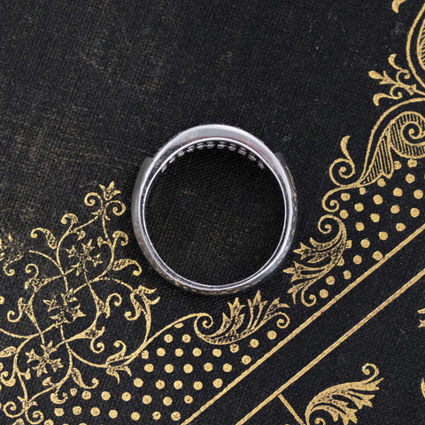 2.05ctw Baguette & Princess Cut Triple Row Diamond Band