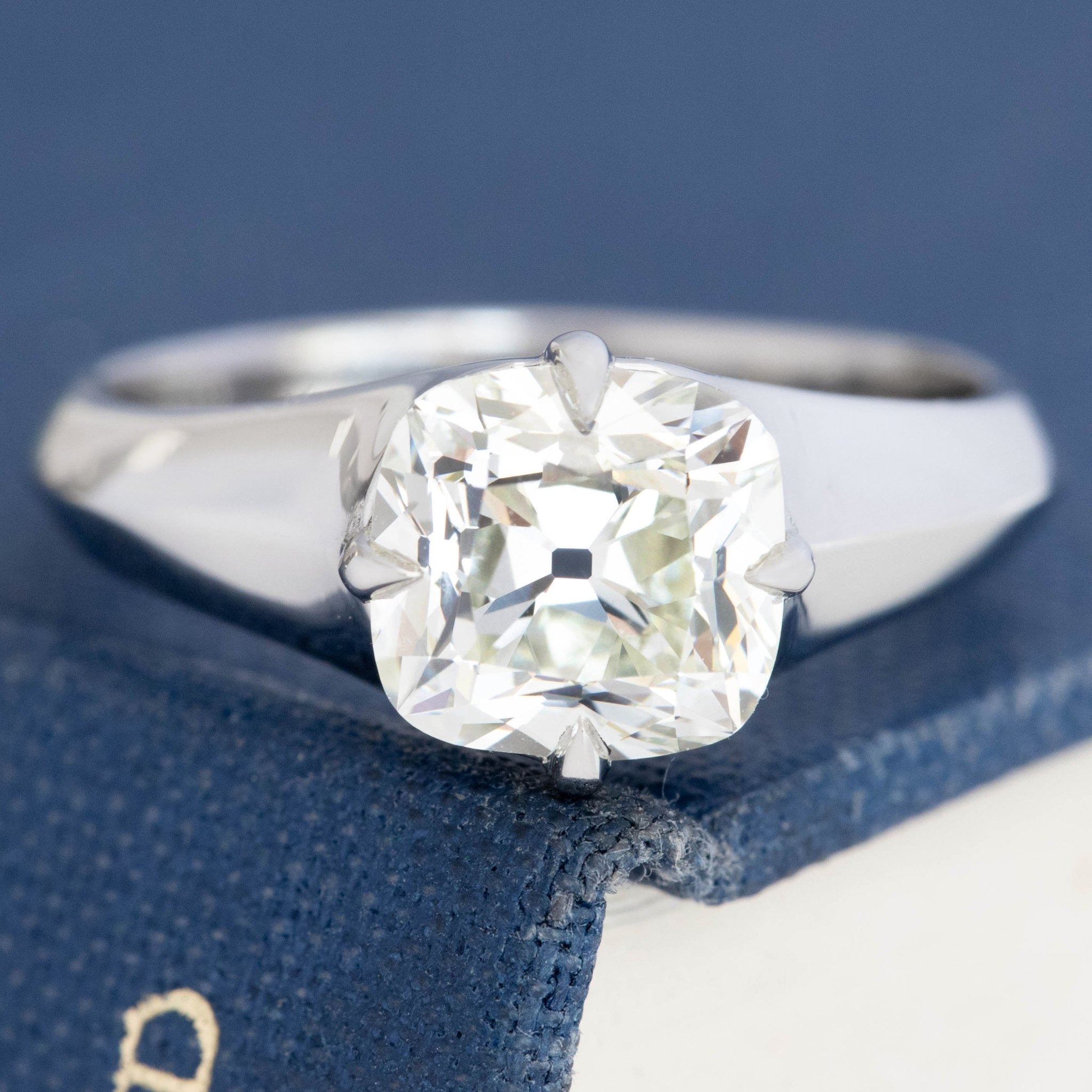 2.06ct Cushion Cut Diamond Solitaire, GIA K VS2