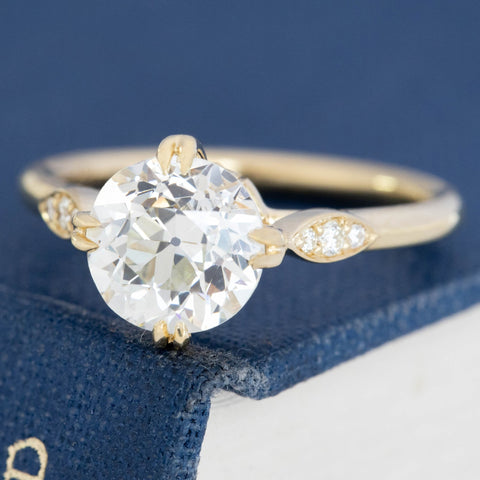 2.06ct Old European Cut Diamond Solitaire, GIA K VS1