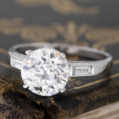 2.07ct Old European Cut Solitaire, GIA I VS1