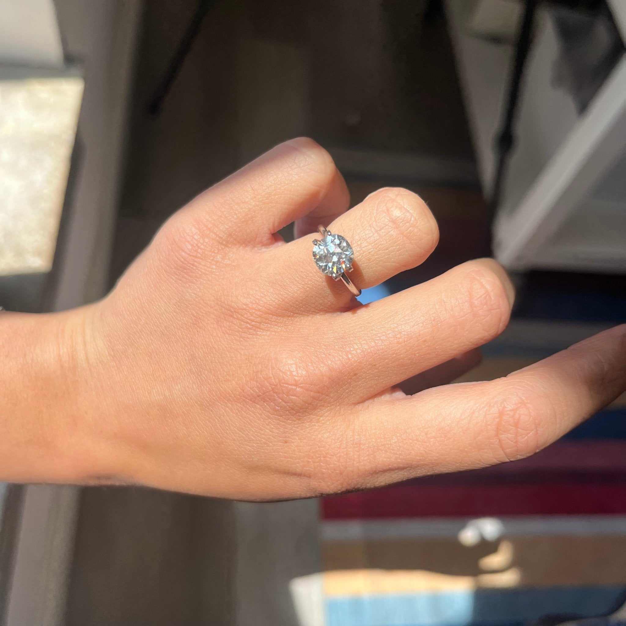 2.07ct Old Mine Cushion Cut Diamond GIA J VS2