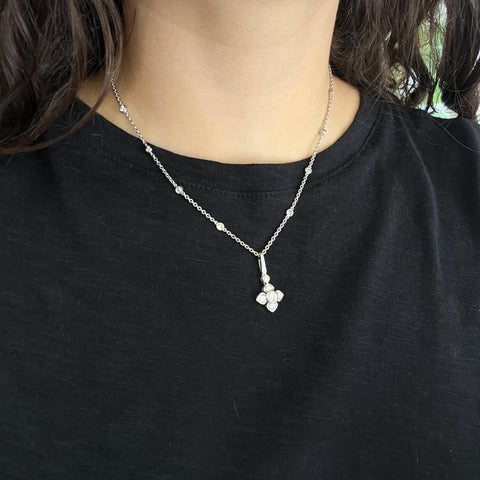 2.08ctw Diamond Floral Pendant Necklace by Graff