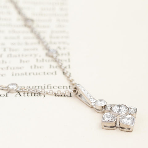 2.08ctw Diamond Floral Pendant Necklace by Graff