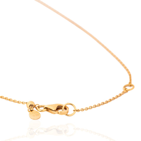 .20ct Briolette Cut Diamond Drop Necklace