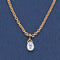 .20ct Briolette Cut Diamond Drop Necklace